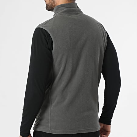 Geographical Norway - Veste Polaire Zippée Sans Manches Vug Gris Anthracite