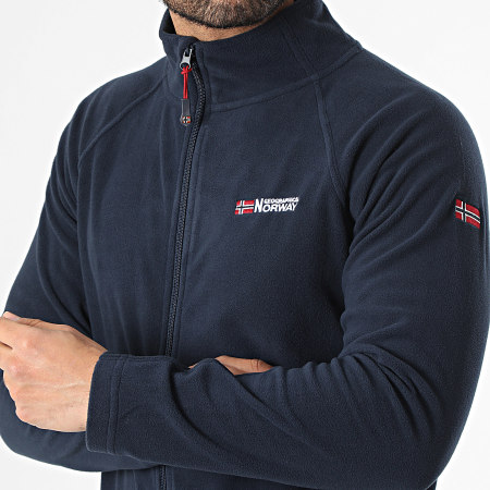 Geographical Norway - Veste Polaire Zippée Tug Bleu Marine