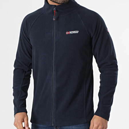 Geographical Norway - Veste Polaire Zippée Tug Bleu Marine
