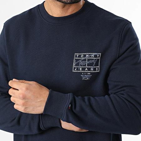Tommy Jeans - Sweat Crewneck Entry DNA Play 2366 Bleu Marine