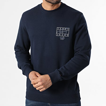 Tommy Jeans - Sweat Crewneck Entry DNA Play 2366 Bleu Marine