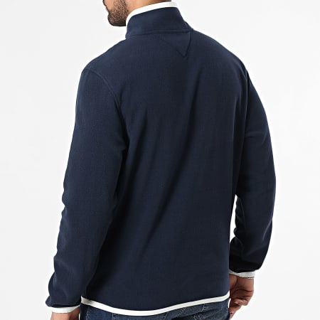 Tommy Jeans - Sudadera Polar Cuello Alto Zippé Flag Polar 2340 Azul Marino
