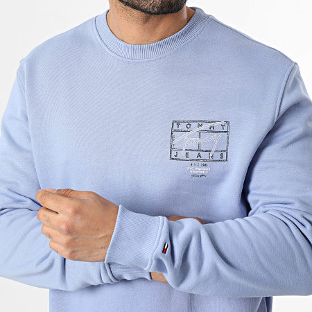 Tommy Jeans - Sweat Crewneck Entry DNA Play 2366 Bleu Clair