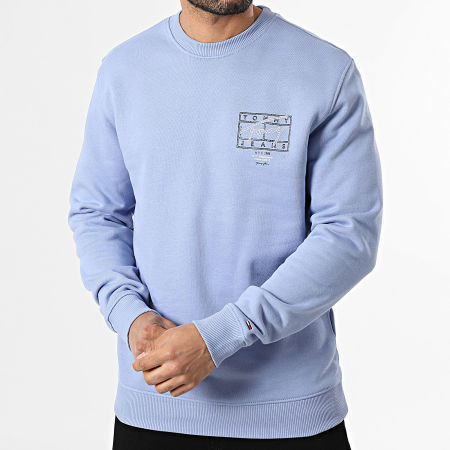Tommy Jeans - Sweat Crewneck Entry DNA Play 2366 Bleu Clair