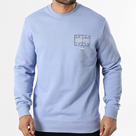 Tommy Jeans - Sweat Crewneck Entry DNA Play 2366 Bleu Clair
