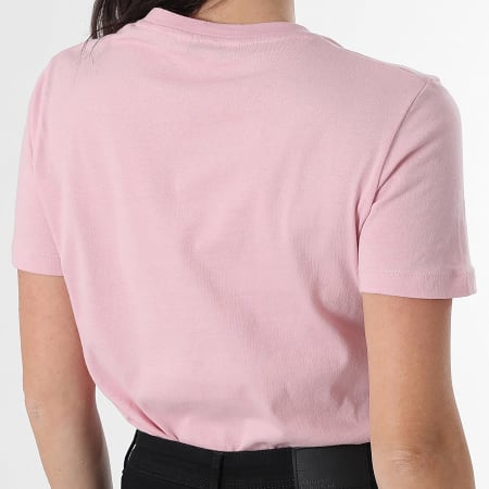 Tommy Hilfiger - Tee Shirt Femme Corp Logo 0276 Rose