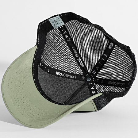 Watts - Casquette Trucker Tribe Vert Kaki Noir