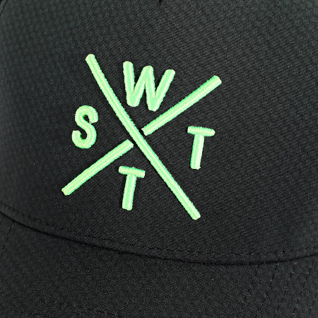 Watts - Casquette Trucker 1 Tokyo Vert Foncé Noir Vert Fluo