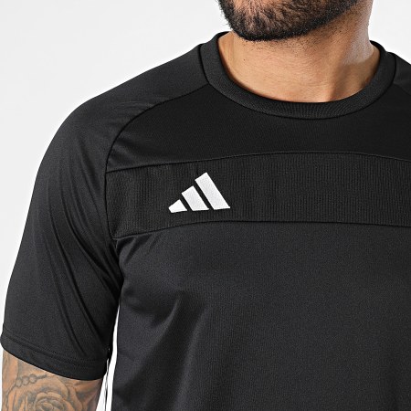 Adidas Sportswear - Ensemble Tee Shirt Et Short Jogging A Bandes Tiro Essential JD0446 JD0430 Noir