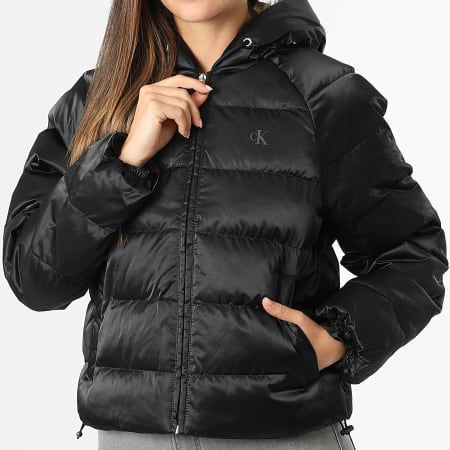Calvin Klein - Doudoune Capuche Femme E509G Noir