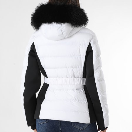 Classic Series - Plumífero con capucha Mujer 601 Blanco