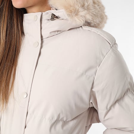 Classic Series - Plumífero con capucha Mujer 515 Beige Claro