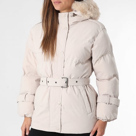 Classic Series - Plumífero con capucha Mujer 515 Beige Claro