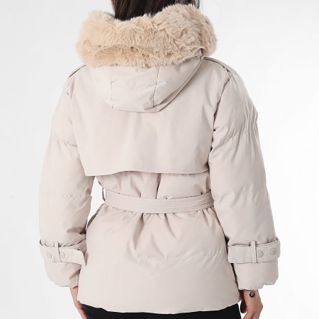 Classic Series - Plumífero con capucha Mujer 515 Beige Claro