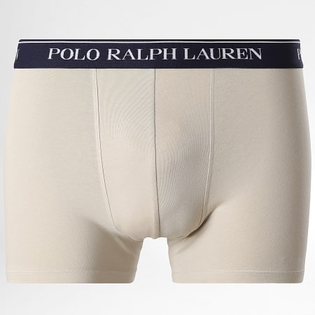 Polo Ralph Lauren - Lot De 3 Boxers Bleu Marine Rouge Beige