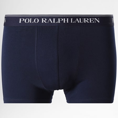 Polo Ralph Lauren - Lot De 3 Boxers Bleu Marine Rouge Beige