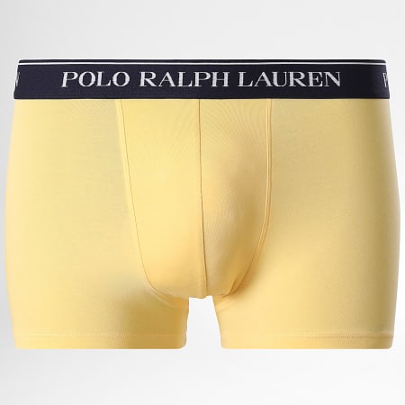 Polo Ralph Lauren - Lot De 5 Boxers Bleu Marine Bleu Clair Vert Foncé Vert Clair Jaune