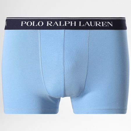 Polo Ralph Lauren - Lot De 5 Boxers Bleu Marine Bleu Clair Vert Foncé Vert Clair Jaune