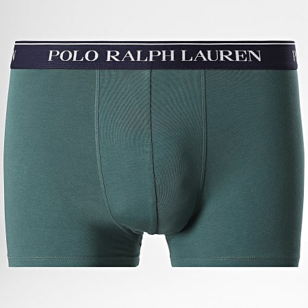 Polo Ralph Lauren - Lot De 5 Boxers Bleu Marine Bleu Clair Vert Foncé Vert Clair Jaune