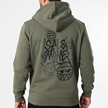 Sale Môme Paris - Sudadera Con Capucha Con Cremallera Street Boyz Verde Caqui Negro