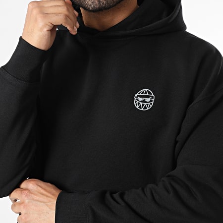 Sale Môme Paris - Sudadera Con Capucha Relaxed Street Boyz Negro Gris