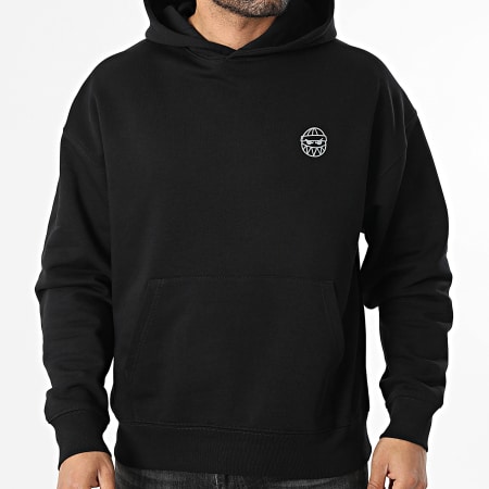 Sale Môme Paris - Sudadera Con Capucha Relaxed Street Boyz Negro Gris