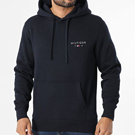 Tommy Hilfiger - Sweat Capuche Brand Love Small Hilfiger 1429 Noir