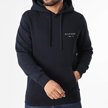 Tommy Hilfiger - Sweat Capuche Brand Love Small Hilfiger 1429 Noir