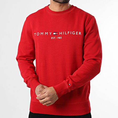 Tommy Hilfiger - Sweat Crewneck Tommy Logo 1596 Rouge