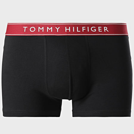 Tommy Hilfiger - Lot De 3 Boxers 3457 Noir Rouge Bordeaux