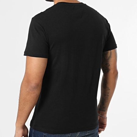 Tommy Jeans - Lot De 2 Tee Shirts Slim Linear 2316 Blanc Noir