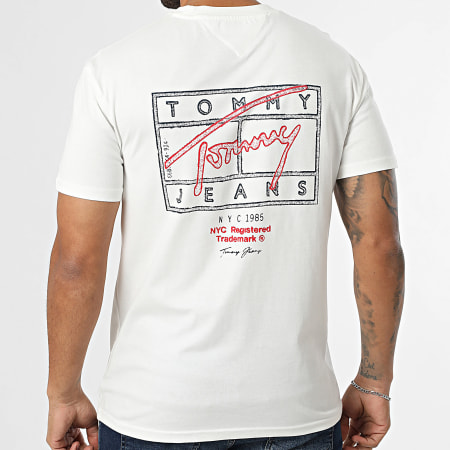 Tommy Jeans - Tee Shirt Sign Spray 2319 Blanc