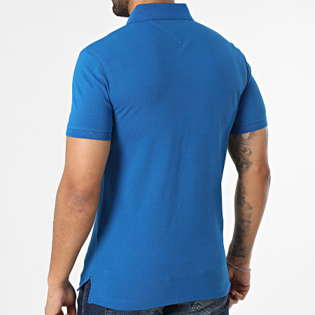Tommy Hilfiger - Polo Manches Courtes Slim 1985 7771 Bleu Roi