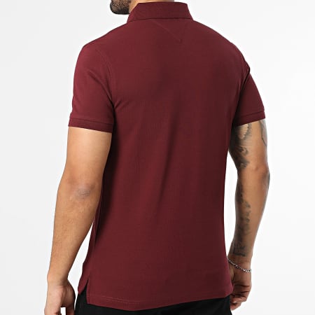 Tommy Hilfiger - Polo Manches Courtes Slim 1985 7771 Bordeaux