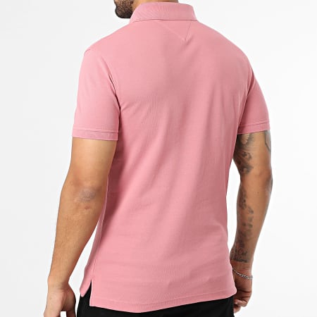 Tommy Hilfiger - Polo Manches Courtes Slim 1985 7771 Rose