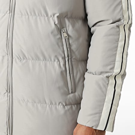 Uniplay - Plumífero con capucha larga 987 Gris