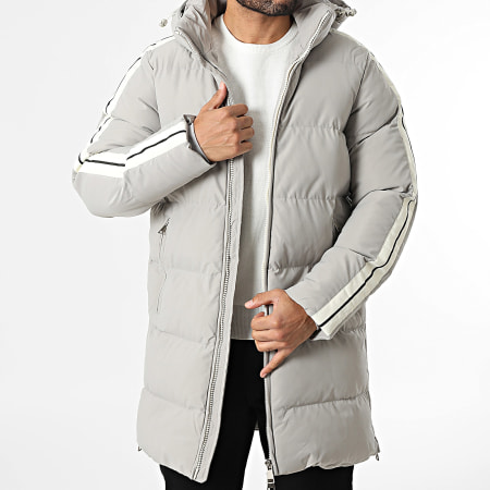 Uniplay - Plumífero con capucha larga 987 Gris