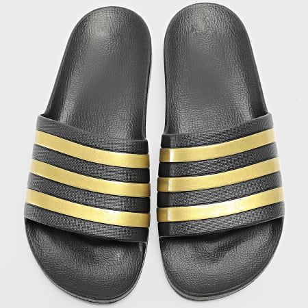 Adidas Sportswear - Claquettes Adilette Aqua EG1758 Noir Doré