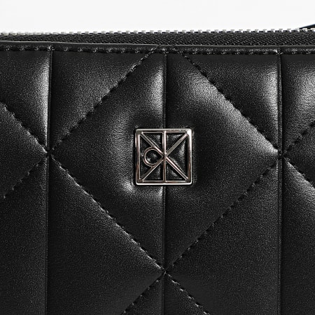 Calvin Klein - Sac A Main Femme Quilted Double Zip Camera F3328 Noir