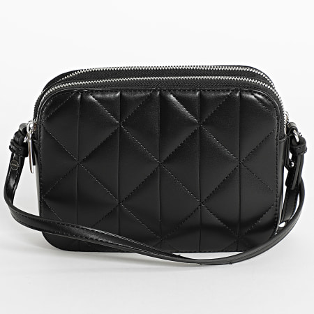 Calvin Klein - Sac A Main Femme Quilted Double Zip Camera F3328 Noir