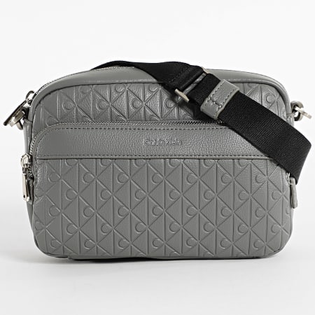 Calvin Klein - Sacoche Emblem Emboss Camera D3203 Gris Anthracite