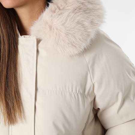 Classic Series - Plumífero con capucha Mujer 110 Beige Claro