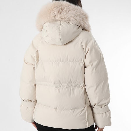 Classic Series - Plumífero con capucha Mujer 110 Beige Claro