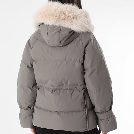 Classic Series - Plumífero con capucha Mujer 110 Gris