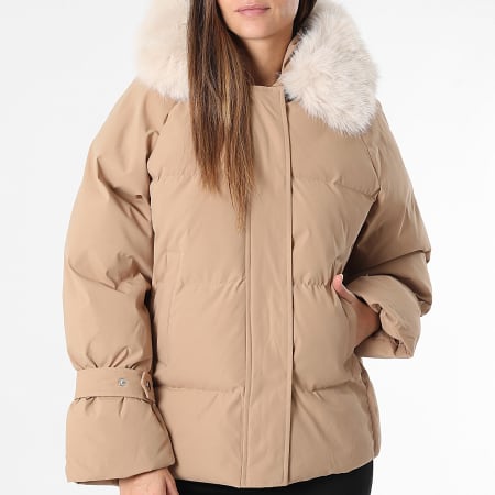 Classic Series - Plumífero con capucha Mujer 110 Beige