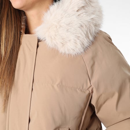 Classic Series - Plumífero con capucha Mujer 110 Beige