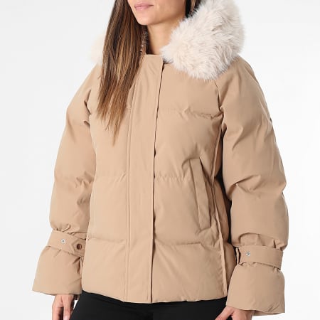 Classic Series - Plumífero con capucha Mujer 110 Beige