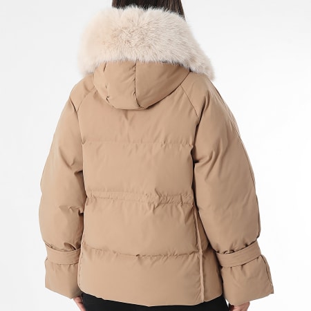 Classic Series - Plumífero con capucha Mujer 110 Beige