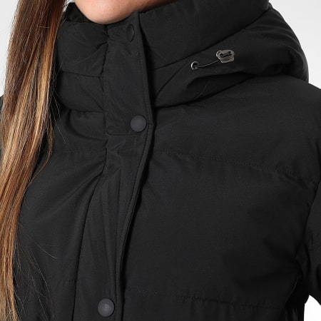 Classic Series - Plumífero largo con capucha Mujer 563 Negro