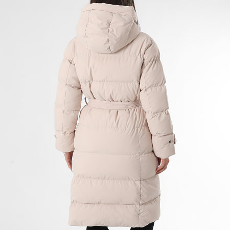 Classic Series - Plumífero Largo Capucha Mujer 563 Beige